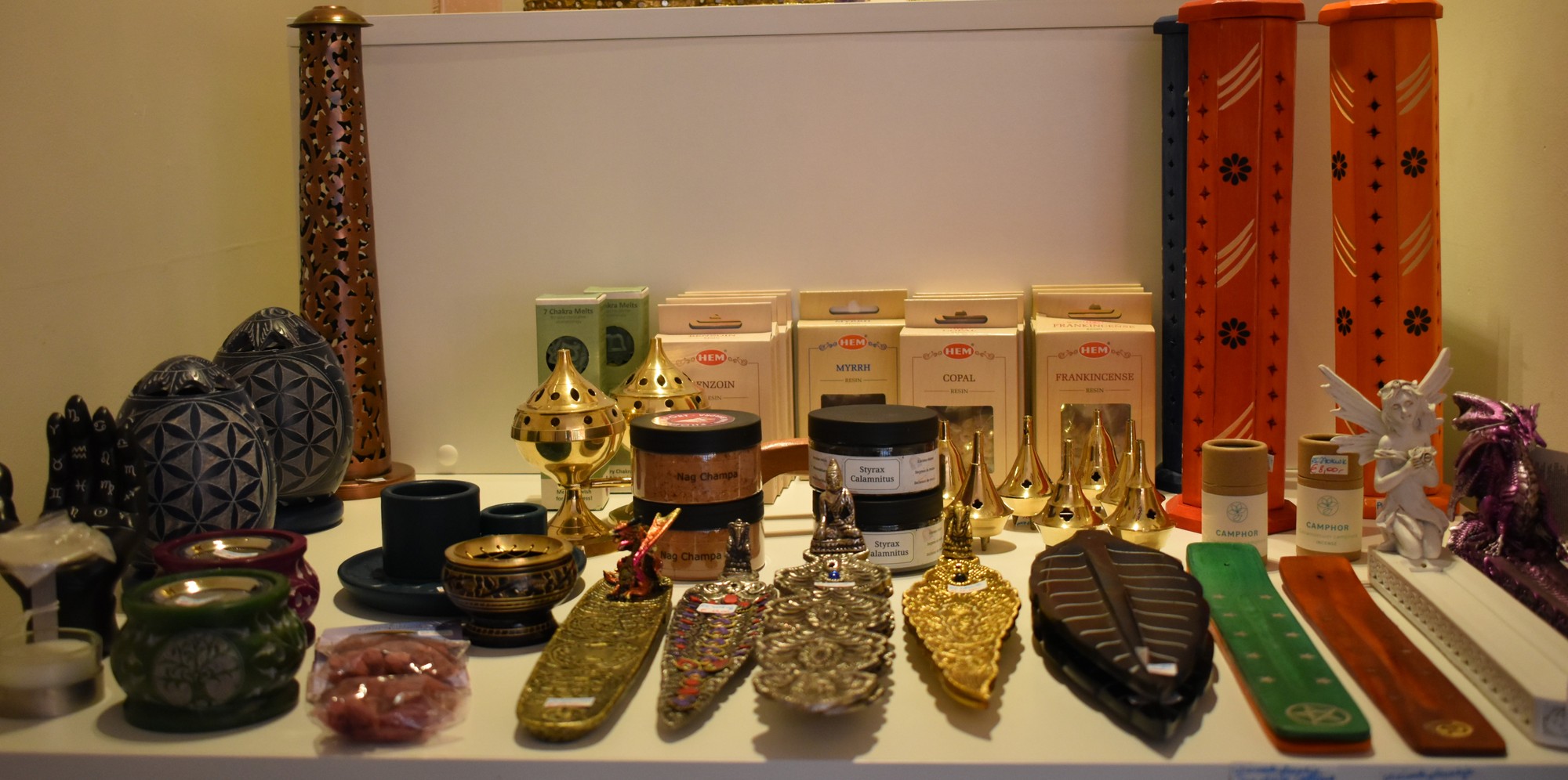Wierookhouders uit het assortiment van Solmani